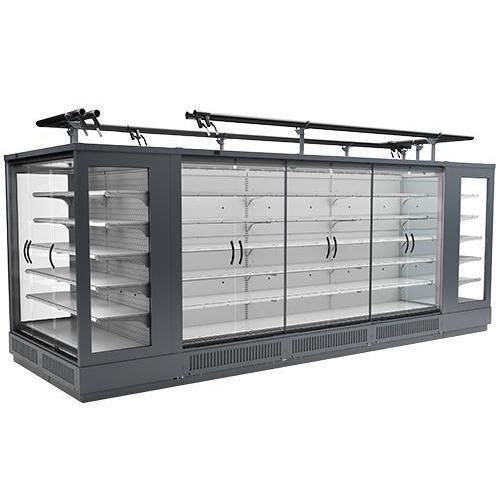 直立式冷藏展示柜 - KALEA CHILL SPI - AHT Cooling Systems GmbH - 搁板 / 用于商店 / 金属