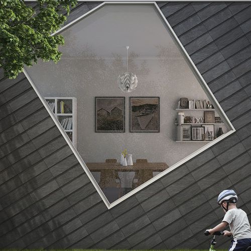 板岩通风外墙 - DIAGONAL - CUPA PIZARRAS