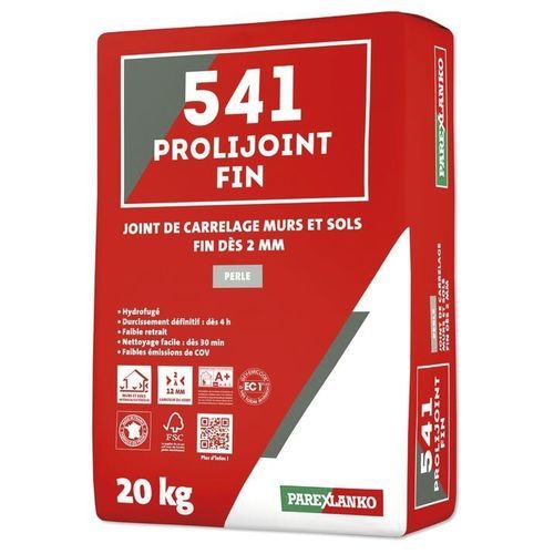 勾缝砂浆 - 541 PROLIJOINT - parexlanko - 用于防水面层 / 用于瓷砖 / 用于石工