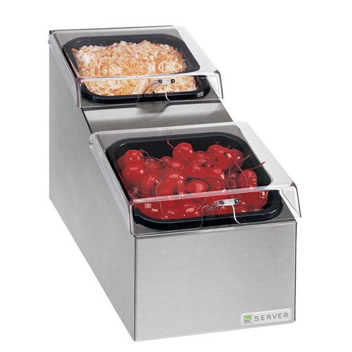 食品陈列架 - 2PRS - Server Products - 台面式 / 不锈钢