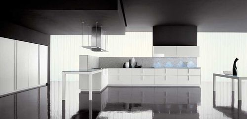 现代风格厨房 - LINE - Zampieri Cucine - 木质 / 带手柄 / 烤漆