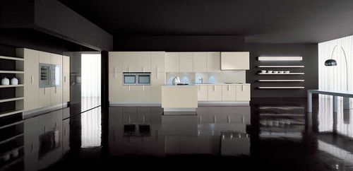 现代风格厨房 - LINE - Zampieri Cucine - 木质 / 带手柄 / 烤漆
