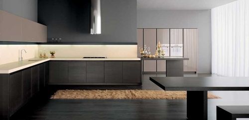 现代风格厨房 - AXIS - Zampieri Cucine - 木制贴皮 / 无把手