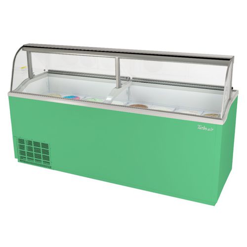 岛台冷藏展示柜 - TIDC-91G(W)-N - Turbo Air - 用于商店 / 冰激凌