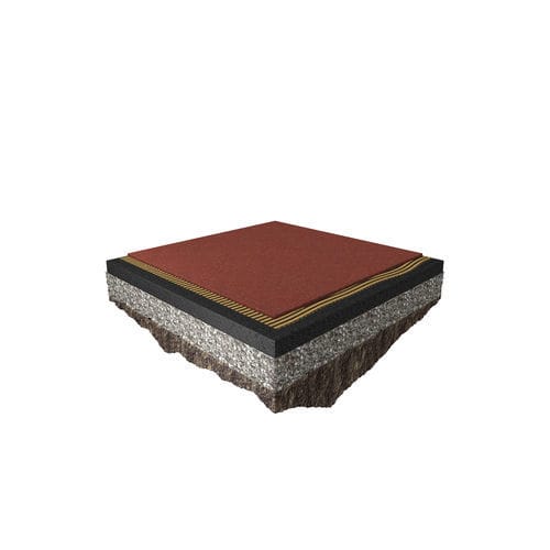 再生橡胶地面 - REGUPOL multicourt uni - REGUPOL Germany GmbH & Co. KG - 聚氨酯 / EPDM / 户外