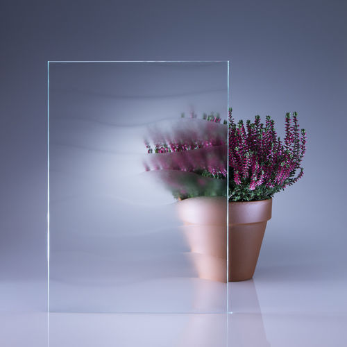 淬火玻璃板 - FLUID® - Glassolutions - 布艺 / 3D / 半透明
