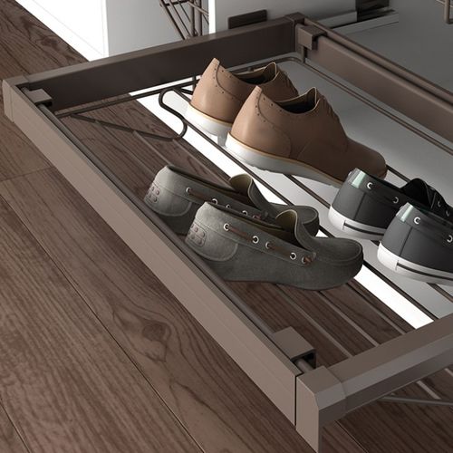 现代风格鞋架 - OPENSPACE | Sliding doors by Gosimat - 用于柜子 / 钢 / 家用