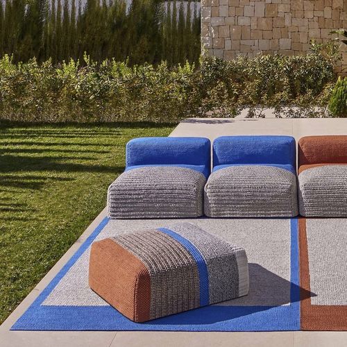 现代风格地毯 - Mangas Outdoor - GAN RUGS - 图案 / PET / 长方形