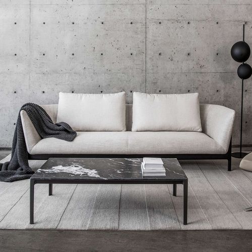 现代风格沙发 - LOFT - BENSEN - 布料 / 带可拆保护罩 / 灰色