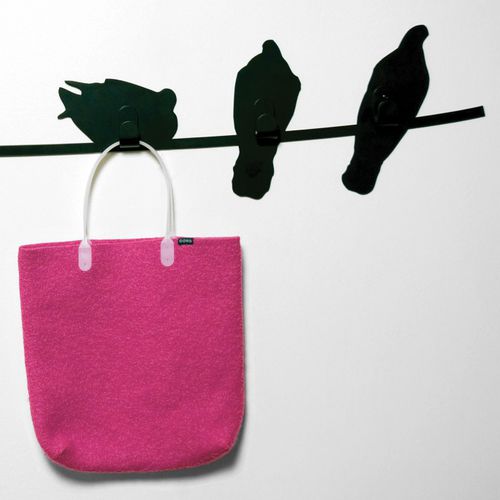 墙壁挂衣钩 - BIRDS ON WIRE - COVO - 原创设计 / 粉末涂层钢