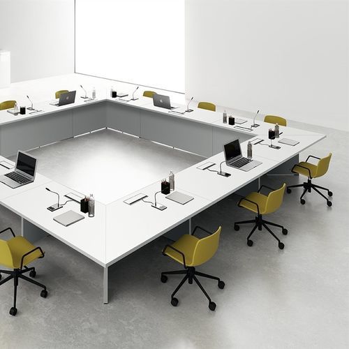 现代风格会议室桌 - DV990 SPECIAL  - Della Valentina Office - 木质 / 金属桌脚 / 长方形