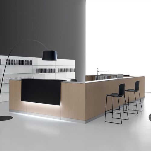 组合式前台接待桌 - DV703 QUBO - Della Valentina Office - 木质 / 办公室 / 酒店