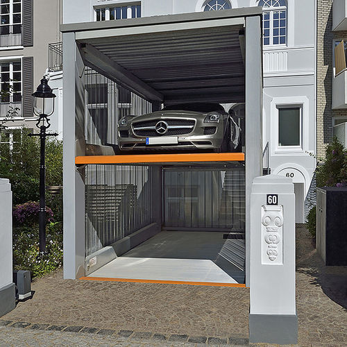 平台停车系统 - MULTIBASE U20 - KLAUS Multiparking GmbH - 配备电梯