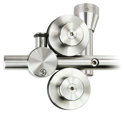 不锈钢推拉门系统 - TWIN - MWE Edelstahlmanufaktur - 玻璃门 / 用于门 / 木质门