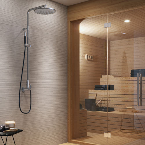 商用淋浴柱 - CLASSY : W632.E - Fontealta - 不锈钢 / 壁挂 / 现代风格