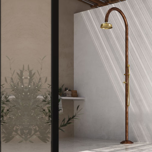 铜户外淋浴 - ORIGO RAME SHOWER: C50R.E - Fontealta - 家用