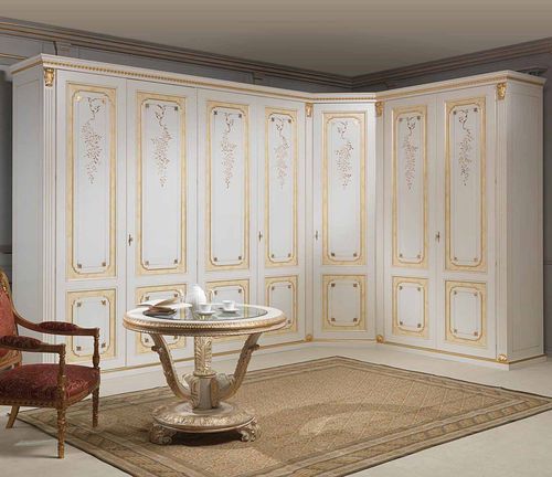 转角衣柜 - PORTABLE - VIMERCATI MEDA LUXURY CLASSIC FURNITURE - 经典风格 / 木质 / 平开门式