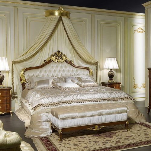 天篷床 - France - VIMERCATI MEDA LUXURY CLASSIC FURNITURE - 双人 / 经典风格 / 布艺