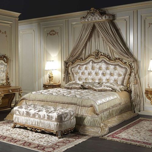天篷床 - art. 2013 - VIMERCATI MEDA LUXURY CLASSIC FURNITURE - 双人 / 巴洛克风格 / 布艺
