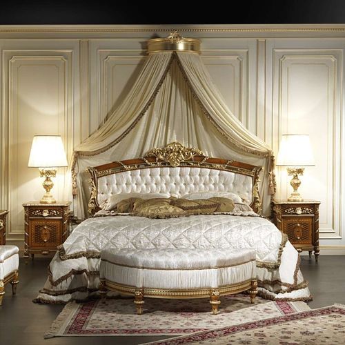 天篷床 - art. 2011 - VIMERCATI MEDA LUXURY CLASSIC FURNITURE - 双人 / 路易十六风格 / 布艺