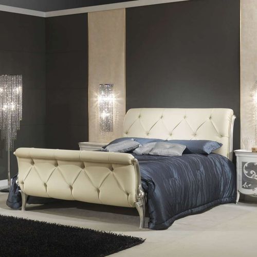 双人床 - Art Decò - VIMERCATI MEDA LUXURY CLASSIC FURNITURE - 经典风格 / 布艺 / 带软包床头板