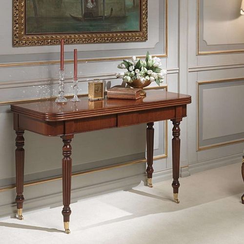 经典风格玄关桌 - art. 955/T - VIMERCATI MEDA LUXURY CLASSIC FURNITURE - 胡桃木 / 核桃木桌脚 / 长方形