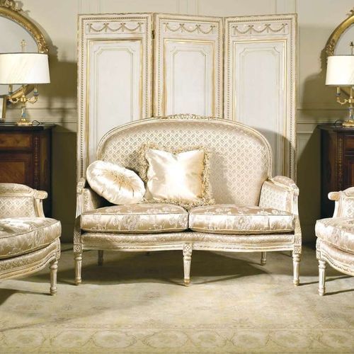 经典风格沙发 - RIALTO  - VIMERCATI MEDA LUXURY CLASSIC FURNITURE - 布料 / 带扶手 / 垫式