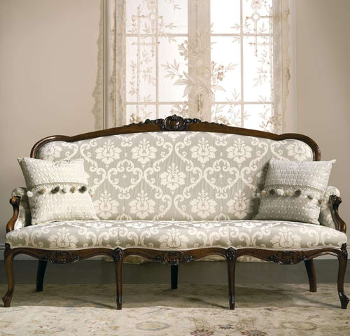 经典风格沙发 - CARLOTTA - VIMERCATI MEDA LUXURY CLASSIC FURNITURE - 布料 / 带扶手 / 垫式