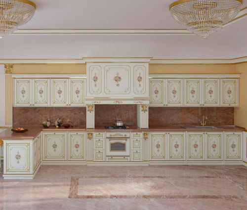 经典风格厨房 - Veruska - VIMERCATI MEDA LUXURY CLASSIC FURNITURE - 木质 / 大理石 / 大型