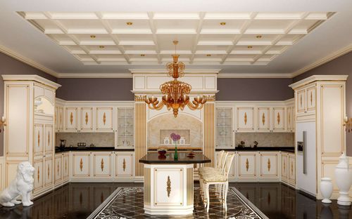 经典风格厨房 - Olga  - VIMERCATI MEDA LUXURY CLASSIC FURNITURE - 木质 / 大理石 / 岛台式