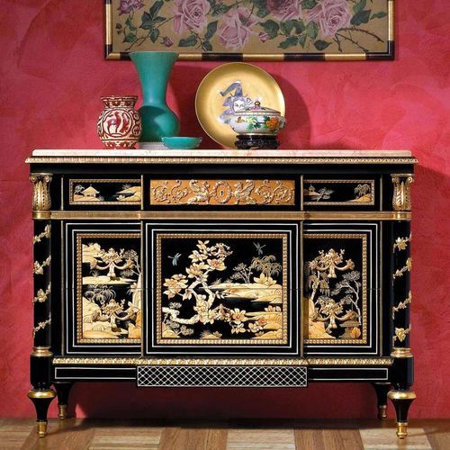 路易十五餐边柜 - CHINA - VIMERCATI MEDA LUXURY CLASSIC FURNITURE - 木质 / 大理石 / 带抽屉