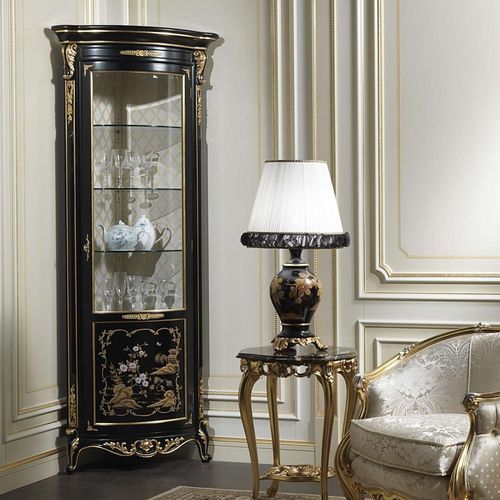 经典风格玻璃柜 - art. 951/5 - VIMERCATI MEDA LUXURY CLASSIC FURNITURE - 玻璃 / 漆木 / 可见