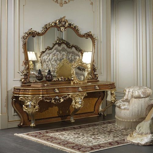 桌面镜 - art. 2013 - VIMERCATI MEDA LUXURY CLASSIC FURNITURE - 经典风格 / 金色 / 垂直