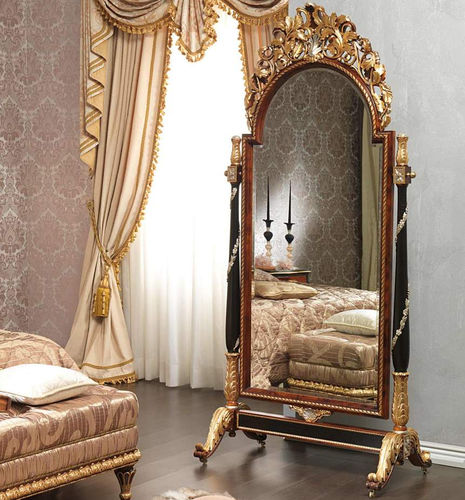 全身镜 - EMPERADOR BLACK  - VIMERCATI MEDA LUXURY CLASSIC FURNITURE - 路易十五风格 / 木质 / 金色