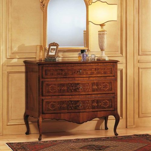 经典风格抽屉柜 - LOUVRE  - VIMERCATI MEDA LUXURY CLASSIC FURNITURE - 胡桃木 / 带抽屉 / 手工