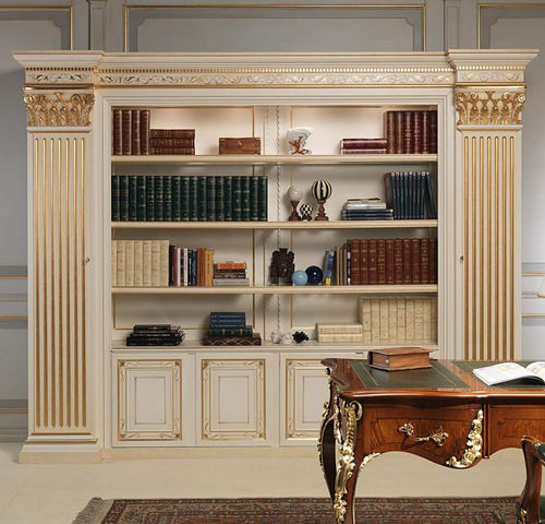 高书架 - VIMERCATI MEDA LUXURY CLASSIC FURNITURE - 经典风格 / 木质 / 带收纳