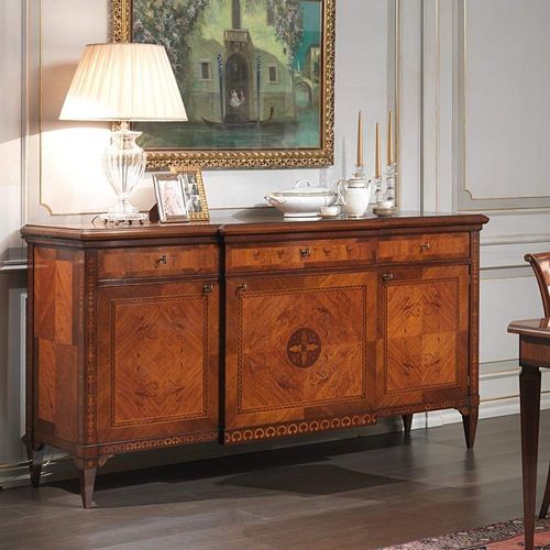 经典风格餐边柜 - Maggiolini - VIMERCATI MEDA LUXURY CLASSIC FURNITURE - 胡桃木 / 带抽屉 / 平开门式