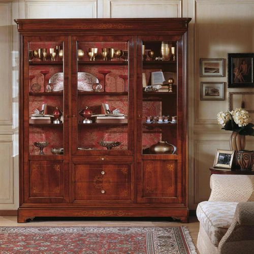 法式碗柜 - French 19th century - VIMERCATI MEDA LUXURY CLASSIC FURNITURE - 胡桃木 / 玻璃