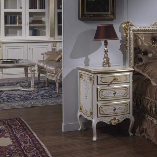 经典风格床头柜 - art. 2009 - VIMERCATI MEDA LUXURY CLASSIC FURNITURE - 木质 / 木桌脚 / 长方形