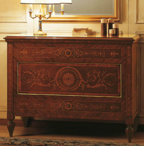 经典风格抽屉柜 - MAGGIOLINI - VIMERCATI MEDA LUXURY CLASSIC FURNITURE - 胡桃木 / 黄檀木 / 带抽屉