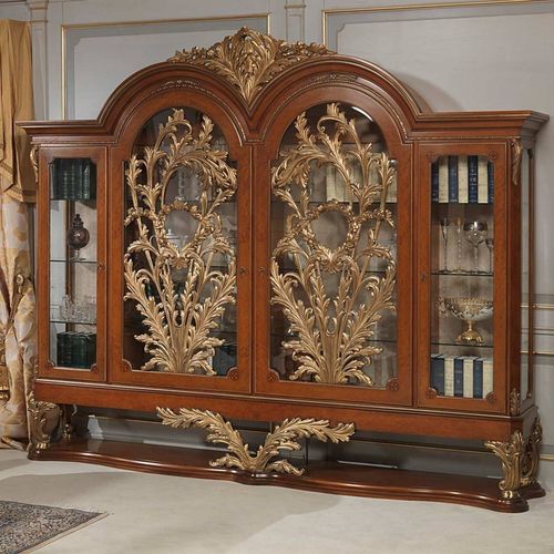 经典风格碗柜 - VERSAILLES - VIMERCATI MEDA LUXURY CLASSIC FURNITURE - 木质 / 玻璃