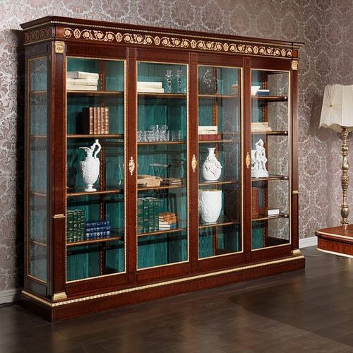 经典风格碗柜 - ERMITAGE - VIMERCATI MEDA LUXURY CLASSIC FURNITURE - 木质 / 玻璃