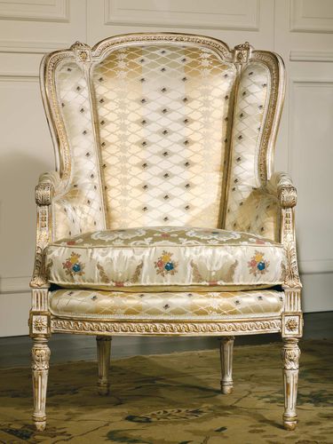 经典风格扶手椅 - SAN MARCO - VIMERCATI MEDA LUXURY CLASSIC FURNITURE - 布料