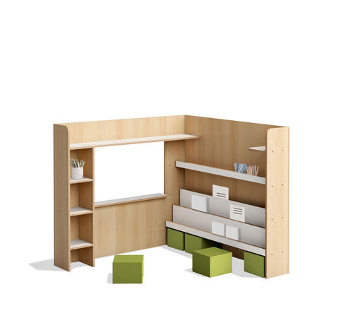 交互儿童游戏家具 - INSIDE OUT – BIBLIOTECA - gonzagarredi - 室内