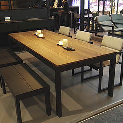 现代风格桌 - TAHITI - SACHI - Premium Outdoor Furniture - 铝制 / 铝座桌脚 / 长方形