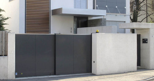 滑动式大门 - Auroport GmbH - 金属 / 平板 / 家用