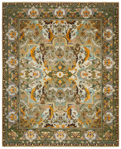 现代风格地毯 - POLONAISE BAYSWATER  - JAN KATH - Contemporary Rug Art - 图案 / 羊毛 / 丝绸