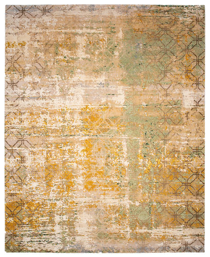 现代风格地毯 - ARTWORK 18 - JAN KATH - Contemporary Rug Art - 几何 / 羊毛 / 丝绸