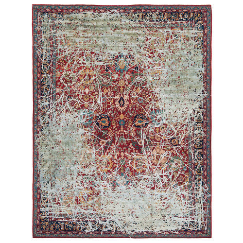 东方风格地毯 - BIDJAR HIGHGATE ENJOY - JAN KATH - Contemporary Rug Art - 图案 / 羊毛 / 丝绸