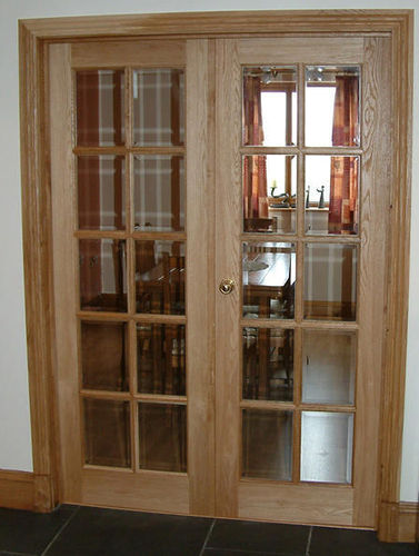室内门 - 10 PANE - Broadleaf Timber - 栎木 / 玻璃 / 平开